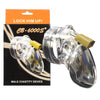 CB-6000S Clear Male Chastity A.L. Enterprises