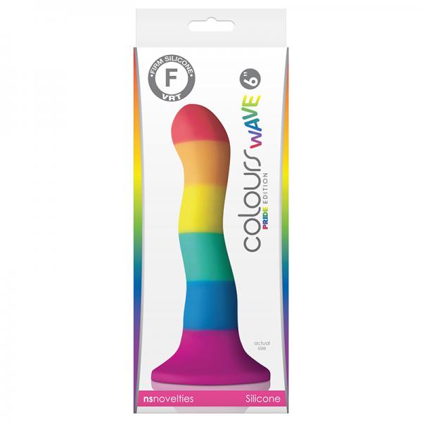 Colours: Pride Edition 6' Rainbow Wave Dildo NS Novelties