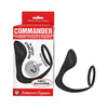 Commander Prostate Pleaser Cockring Black Nasstoys