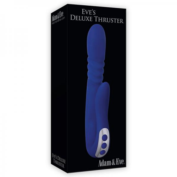 Eve's Deluxe Thruster Blue Rabbit Style Vibrator Eve's Deluxe Thruster Blue Rabbit Style Vibrator Evolved Novelties 119.97 Eros in Color