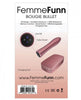 Femmefunn Bougie Bullet Vibrator Rose Gold Vvole llc