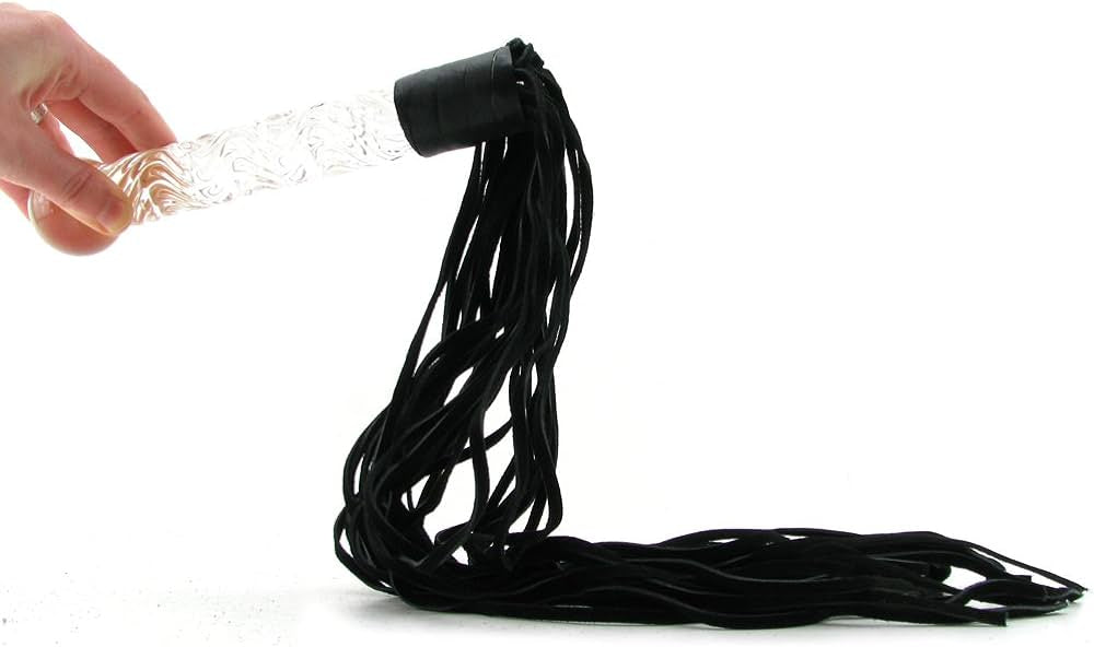 Icicles No 38 Glass Handle Cat O Nine Tails Whip