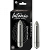 Intense Orgasm Bullet 10 Function Waterproof Silver Nasstoys