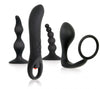 Intro To Prostate Kit 4 Piece Black Evolved Novelties