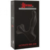 Kink - The Ultimate Rimmer Job Vibrating Silicone Prostate Massager With Rotating Ridges Black Doc Johnson