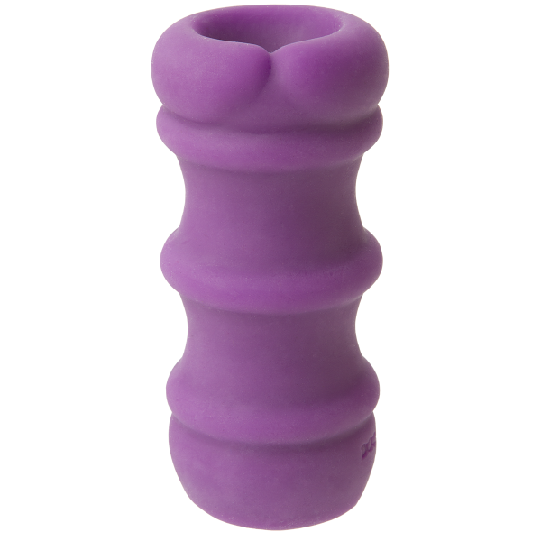 Mood Pleaser Thick Ribbed Purple Masturbator Doc Johnson