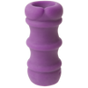 Mood Pleaser Thick Ribbed Purple Masturbator Doc Johnson