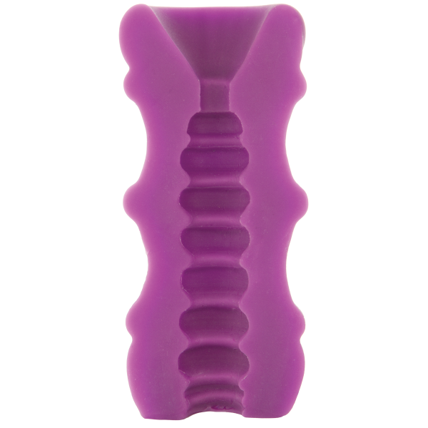 Mood Pleaser Thick Ribbed Purple Masturbator Doc Johnson