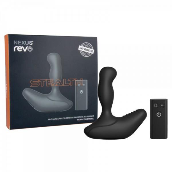 Nexus Revo Stealth Remote Control Rotating Prostate Massager - Black Nexus