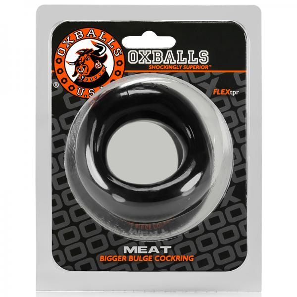 Oxballs Meat, Padded Cockring, Black Blue Ox Designs, Oxballs