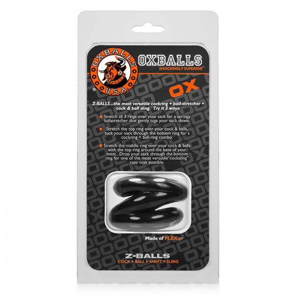 Oxballs Z-balls, Ballstretcher, Black Oxballs Z-balls, Ballstretcher, Black Blue Ox Designs, Oxballs 21.99 Eros in Color