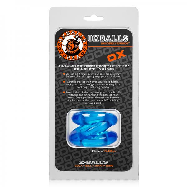 Oxballs Z-balls, Ballstretcher, Ice Blue Oxballs Z-balls, Ballstretcher, Ice Blue Blue Ox Designs, Oxballs 21.99 Eros in Color