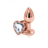 Rear Assets Rose Gold Heart Small Clear NS Novelties