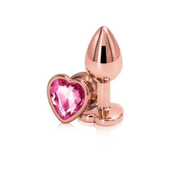 Rear Assets Rose Gold Heart Small Pink NS Novelties