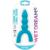 Tongue Star Thrill Seeker Tongue Vibe With Pleasure Ribs Blue Hott Products