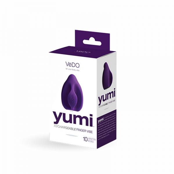 Vedo Yumi Rechargeable Finger Vibe - Deep Purple Vedo Yumi Rechargeable Finger Vibe - Deep Purple Savvy Co. 49.49 Eros in Color